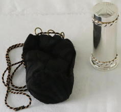 Sterling silver dual purpose Communion Pyx